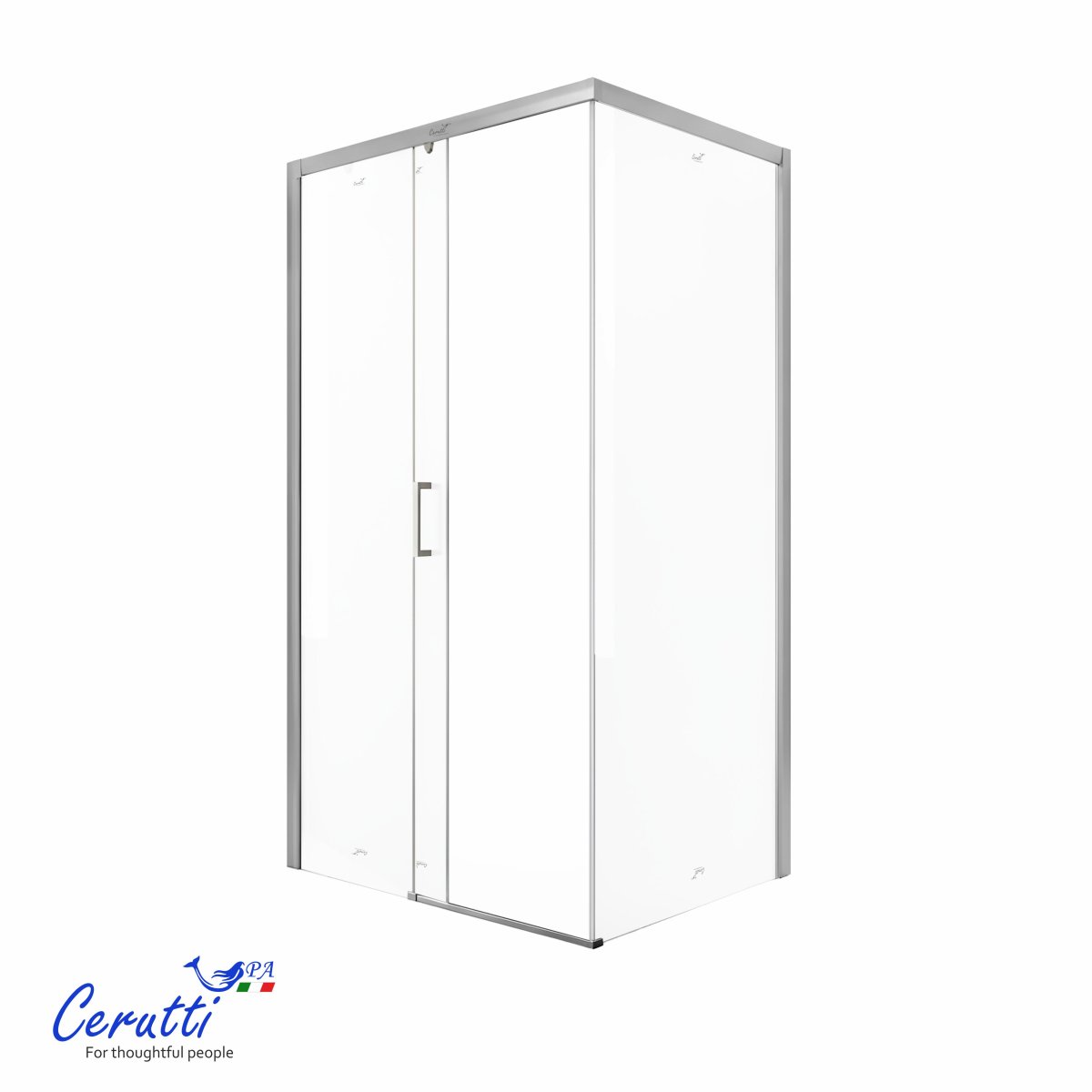 Душевое ограждение Cerutti SPA VITO110, 80х110 см, без поддона, 12023