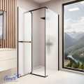 Душевое ограждение Cerutti SPA Ceruttispa MIMI ZQ91BF (90x90x195), без поддона, матовое стекло 6 мм