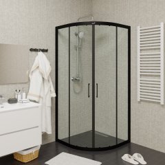 Душевое ограждение CeruttiSPA Viva 90B N 90x90 см, без поддона