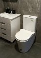 Унитаз компакт Cerutti SPA ADIGE CT7836 безободковый с микролифтом и быстросъемным сиденьем