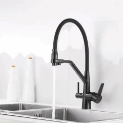 Комбинированный смеситель для кухни BOCH MANN ELSE B с гибким изливом