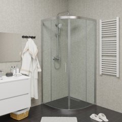 Душевое ограждение CeruttiSPA Viva 90 N (7707) 90x90 см без поддона