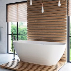 Отдельностоящая акриловая ванна Cerutti Spa dISEO 160 без гидромассажа