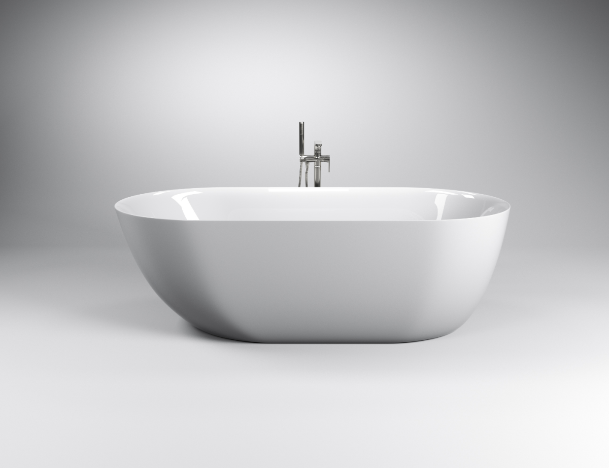 Отдельностоящая акриловая ванна Cerutti SPA Como 7386 без гидромассажа