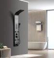 Душевая панель Ceruttispa VICTORIA BK с гидромассажем, цвет черный, 150х22 см