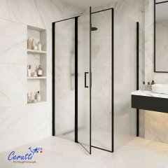 Душевое ограждение Cerutti SPA VICTORIA 120BF R (120x90x195), без поддона, матовое стекло 6 мм