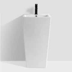 Раковина напольная Ceruttispa Vito белая, литая с пьедесталом 44х38х83.5 см