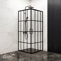 Душевое ограждение Cerutti SPA MUZA90N (90x90x195) без поддона