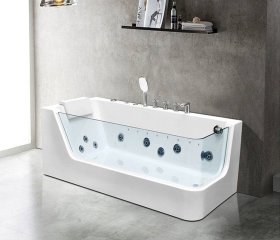 Гидромассажная ванна Ceruttispa C-494-17L (1700x800x580), с  аэромассажем и цветной подсветкой