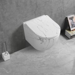 Унитаз подвесной Cerutti SPA SELLA Aria Tornado MMW безободковый