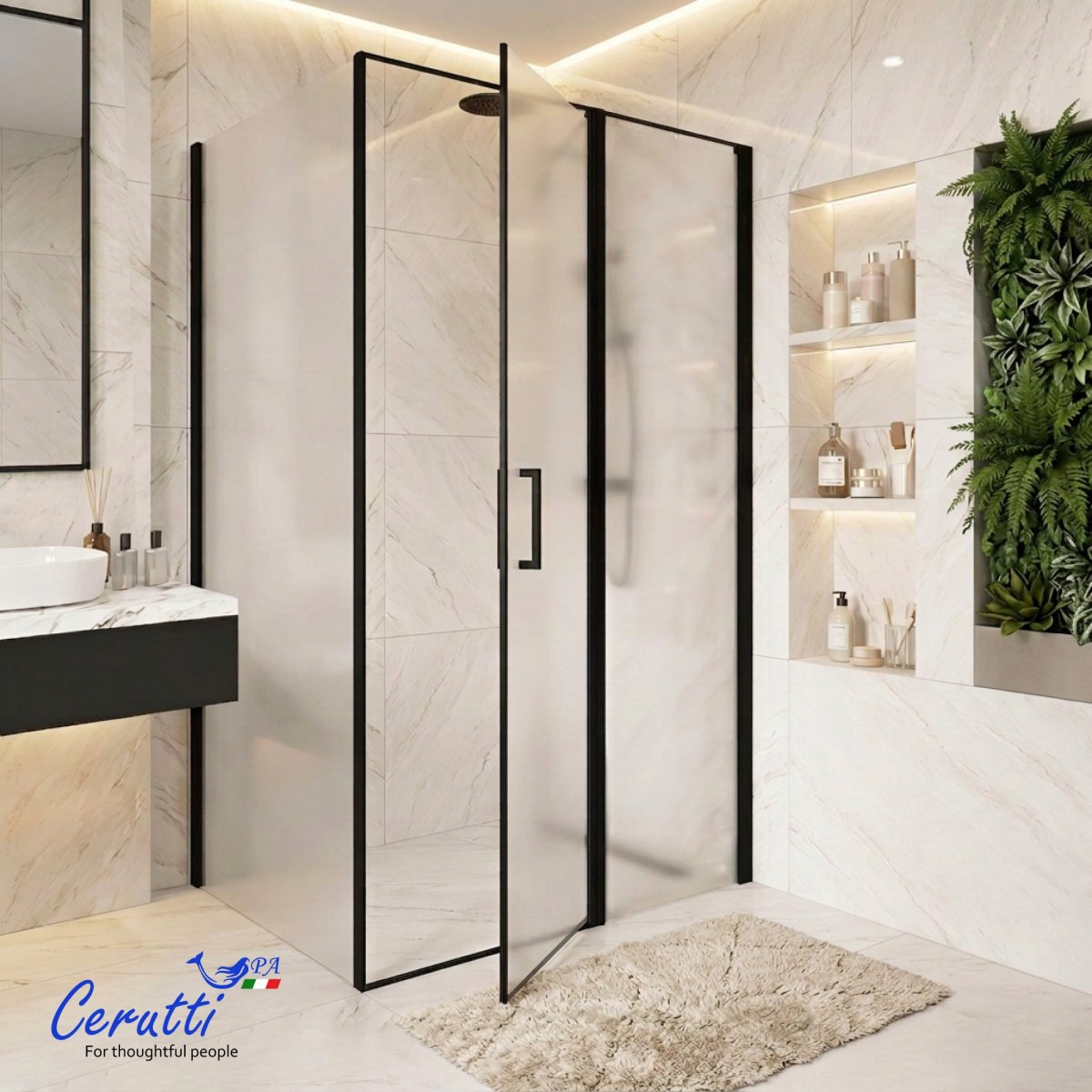 Душевое ограждение Ceruttispa АТЭНА (ATENA) 120BF R