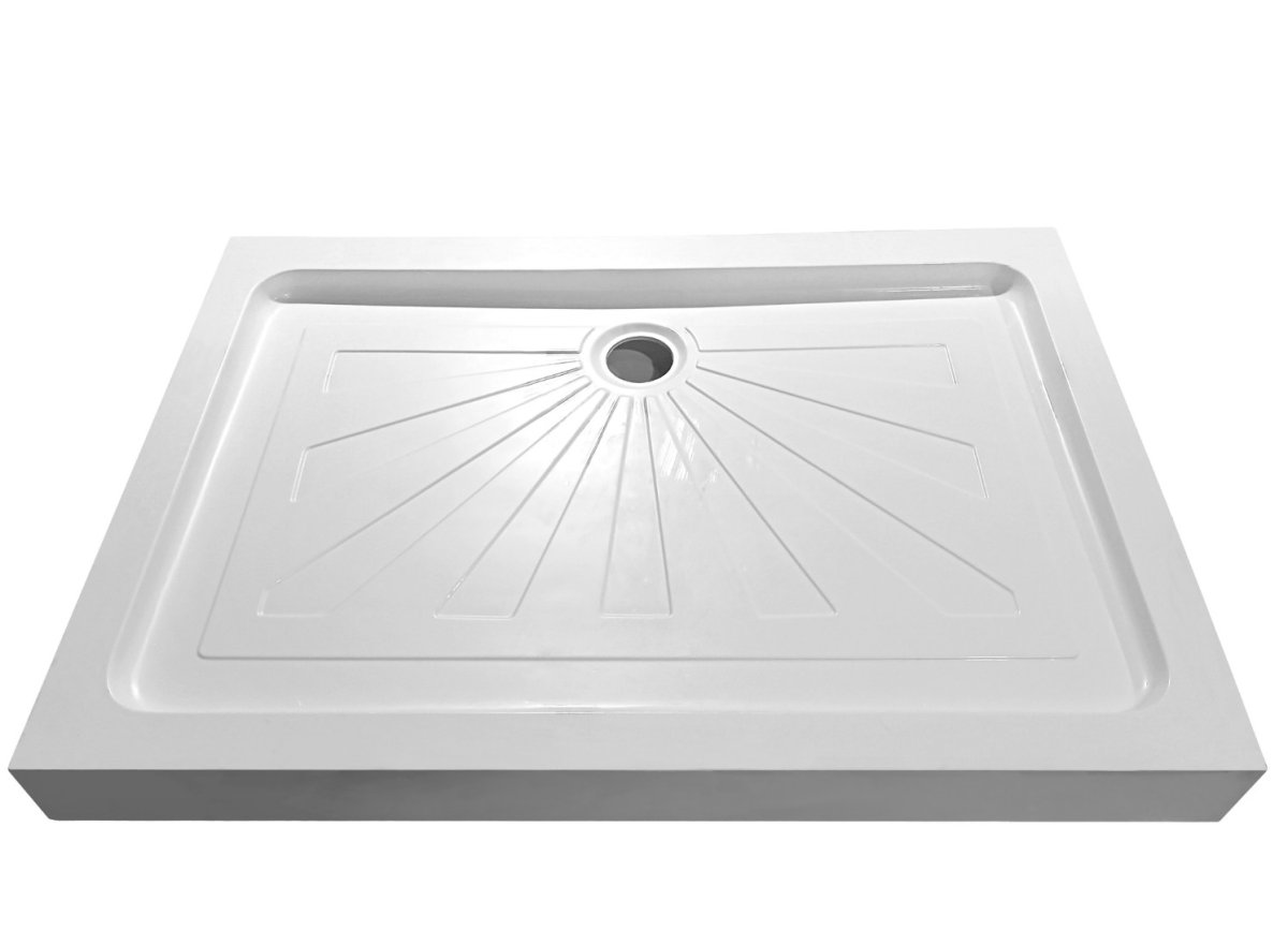 Душевой поддон прямоугольный CeruttiSPA QR120/90 белый 120х90х12 см