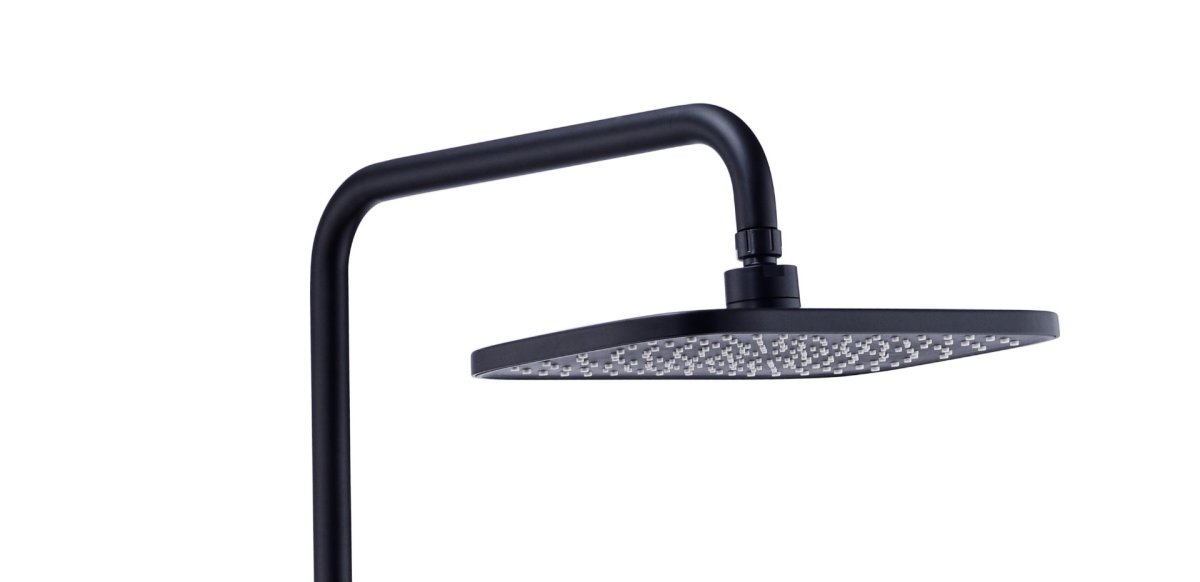 Душевая стойка Cerutti SPA VETTORRE B TS черная с термостатом BM9651