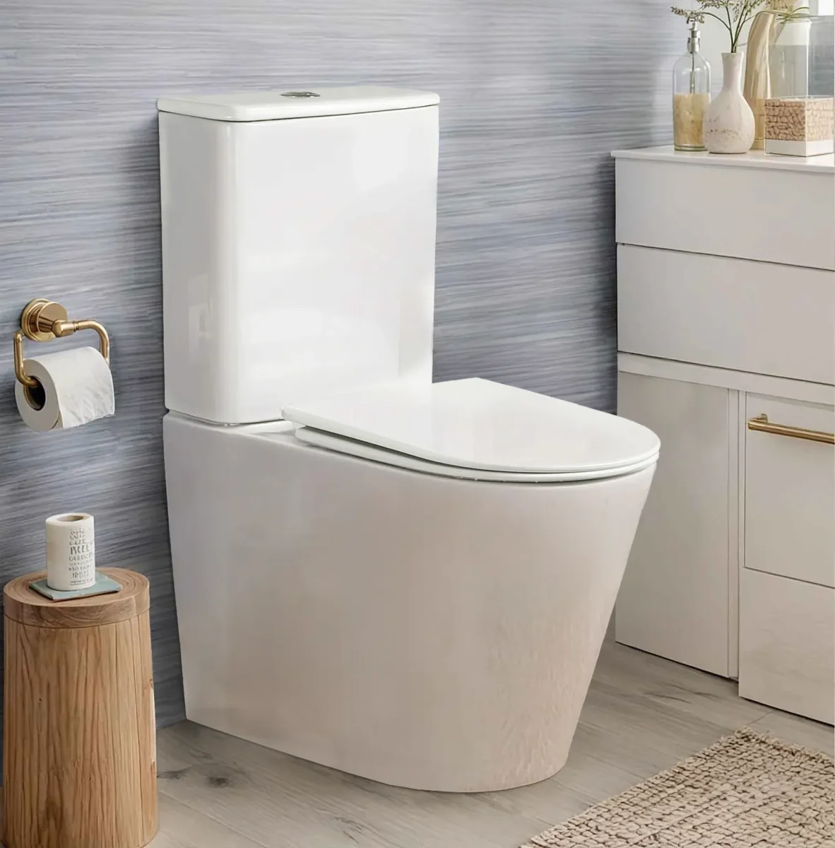 Унитаз компакт Ceruttispa PIERA Tornado безободковый с микролифтом и быстросъемным сиденьем