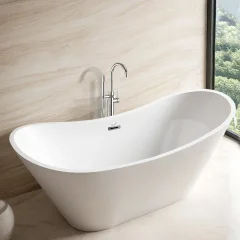 Отдельностоящая акриловая ванна Cerutti Spa NEMI 170II без гидромассажа