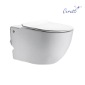 Унитаз подвесной импульсный CeruttiSPA Barbaria Aria Pulse безободковый, 58,5х36х33 см
