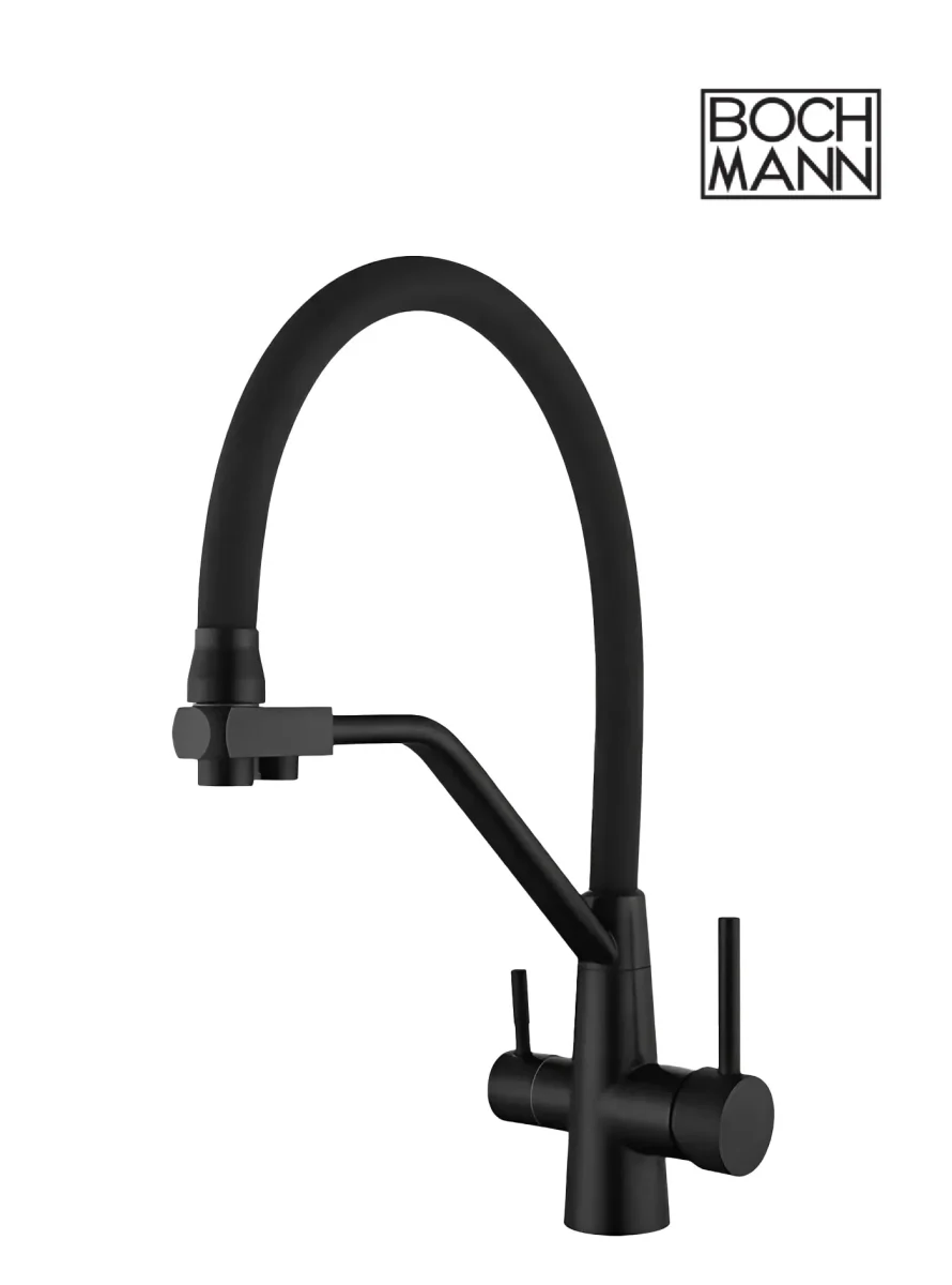 Комбинированный смеситель для кухни BOCH MANN ELSE B с гибким изливом