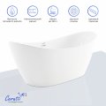 Отдельностоящая акриловая ванна Cerutti Spa НЕМИ (NEMI) PRO170II со сливом-переливом