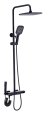 Душевая стойка Cerutti SPA VETTORRE B TS черная с термостатом BM9651
