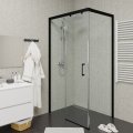 Душевое ограждение Cerutti SPA VITO110B-L, 80х110 см, без поддона