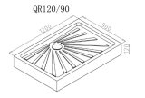 Душевой поддон прямоугольный CeruttiSPA QR120/90 белый 120х90х12 см