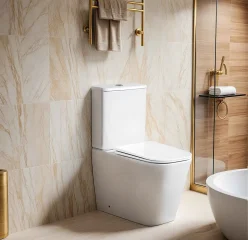 Унитаз компакт Ceruttispa MANLIO Tornado CT10618 (630х350х805) безободковый с микролифтом и быстросъемным сиденьем