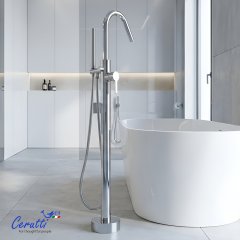 Ceruttispa СЕЛЛА (SELLA) Напольный смеситель для отдельностоящей ванны