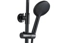 Душевая стойка Cerutti SPA OGLIO B TS черная с термостатом BM9649, цвет черный