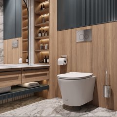 Унитаз подвесной Cerutti SPA ADIGE Aria MW CT9245 белый матовый безободковый