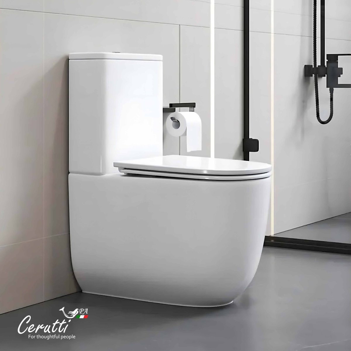 Унитаз компакт MIRKO Tornado безободковый с микролифтом и быстросъемным сиденьем