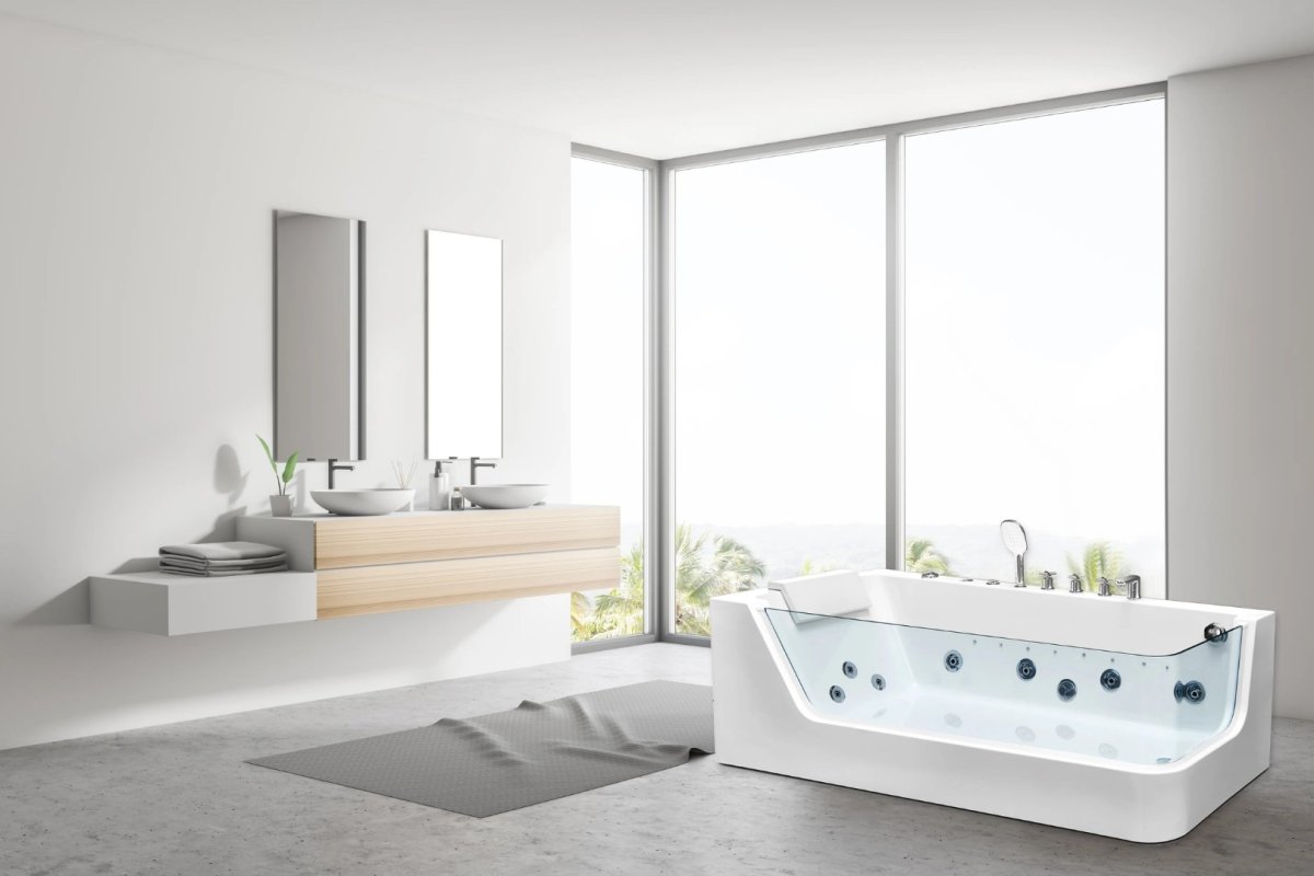 Гидромассажная ванна Ceruttispa C-494-17L (1700x800x580), с  аэромассажем и цветной подсветкой