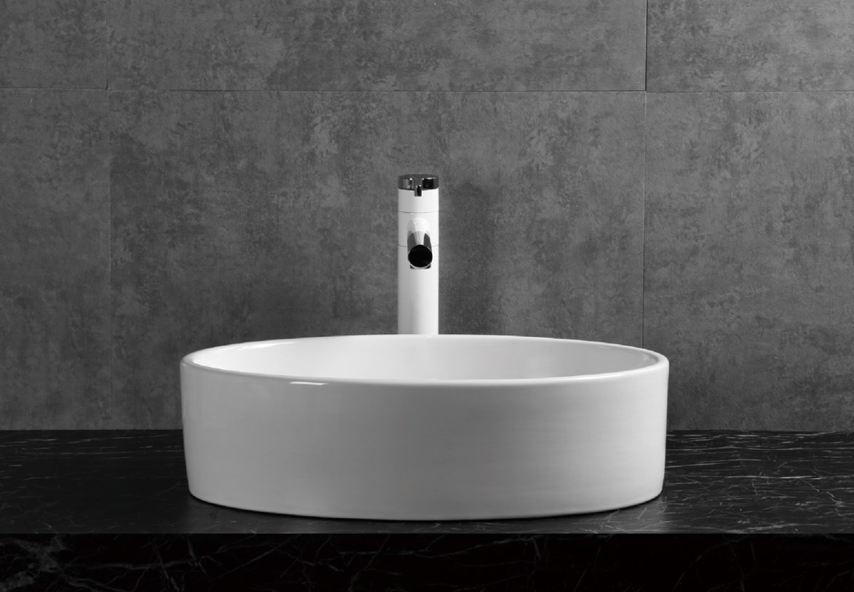 Раковина накладная Ceruttispa CR7016 овальная, белая, 50х35,5х14 см