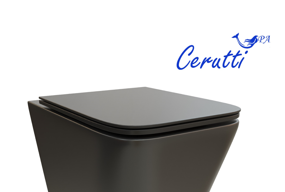 Сиденье для унитаза Ceruttispa MAIELLA Aria MB дюропласт с микролифтом и креплениями