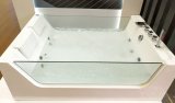 Гидромассажная ванна Ceruttispa C-454A двухместная 170х120 см, с  аэромассажем и цветной подсветкой