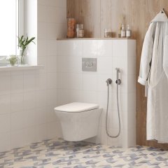 Унитаз подвесной Ceruttispa AMI Aria CT8780 безободковый, белый