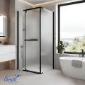 Душевое ограждение Cerutti SPA Ceruttispa MIMI ZQ91BF (90x90x195), без поддона, матовое стекло 6 мм