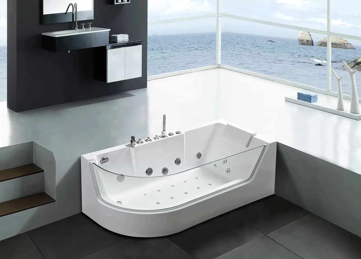 Гидромассажная ванна Cerutti SPA C-403AR (170х80 см) с  аэромассажем и цветной подсветкой