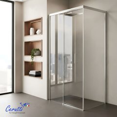 Душевое ограждение Cerutti SPA VITO110, 80х110 см, без поддона, 12023