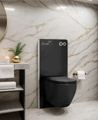 Модуль - инсталляция приставная Ceruttispa G111B черное стекло