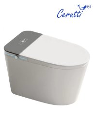 Умный унитаз-биде импульсный Ceruttispa ESTER Smart CT10617 безободковый, электронный, с дистанционным управлением