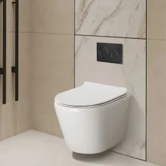 Унитаз подвесной Cerutti SPA LUIGI Aria Tornado безободковый, смыв торнадо