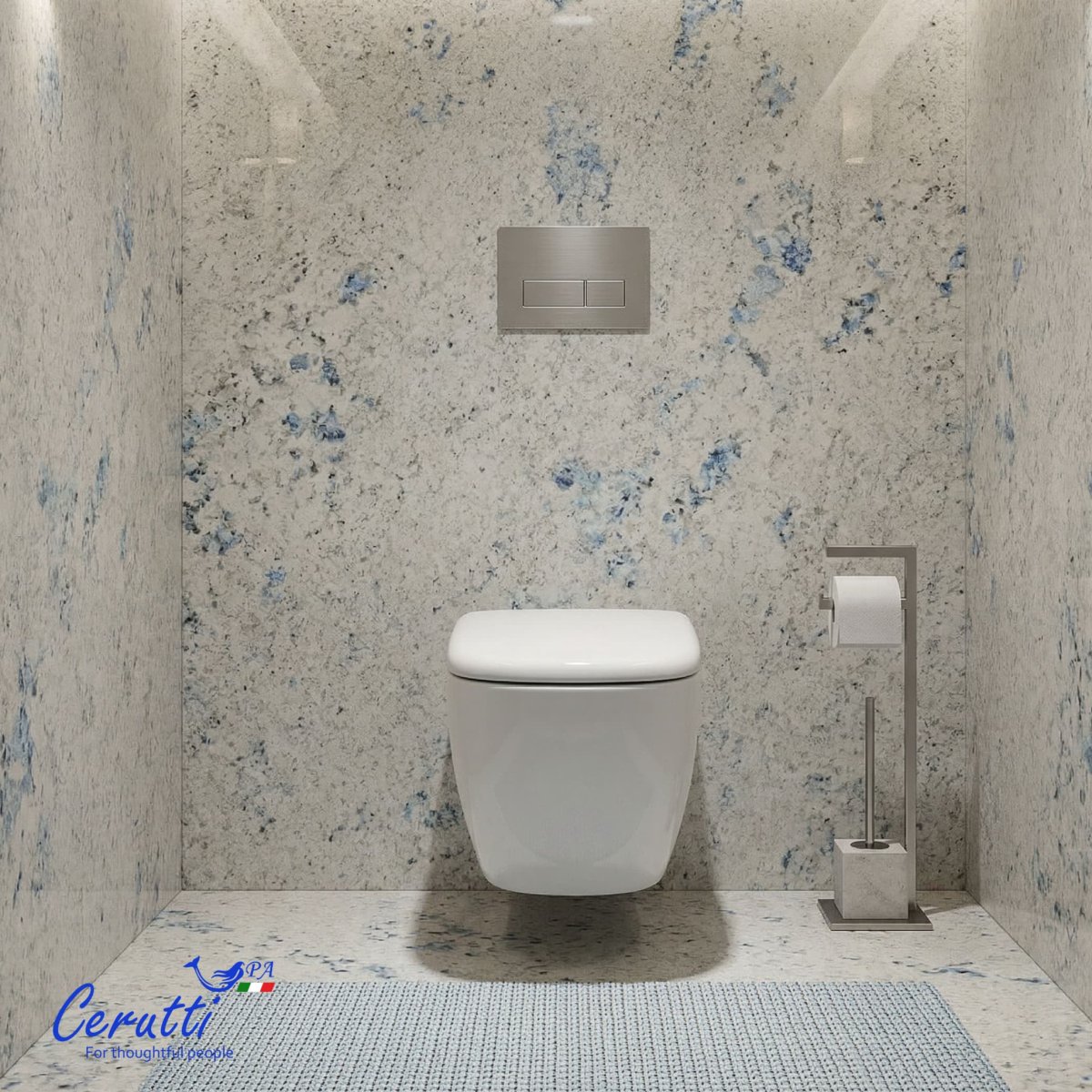 Унитаз подвесной Cerutti SPA РОМИНА (ROMINA) Aria Tornado CT10613 безободковый