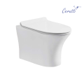 Унитаз подвесной CeruttiSPA Bernina Aria безободковый, белый, 48х34х35 см