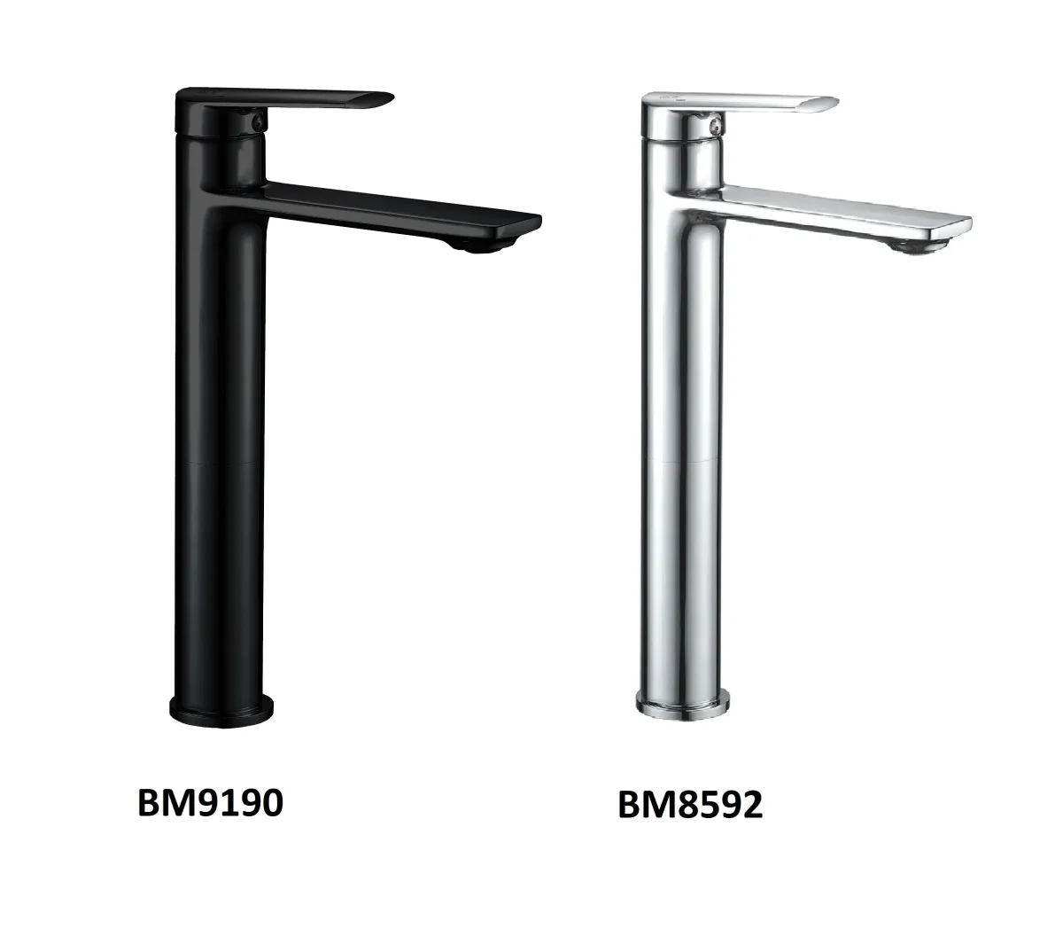 Смеситель для раковины BOCH MANN MIMI XLB BM9190 высокий, черный