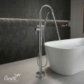 Ceruttispa ТОБИЯ (TOBIA) Напольный смеситель для отдельностоящей ванны, цвет хром