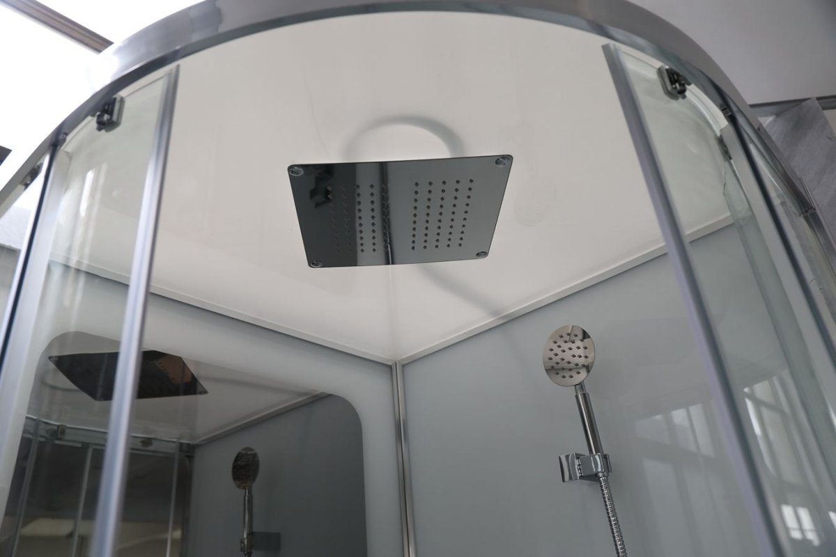 Душевая кабина Ceruttispa Viva101, тропический душ, закрытая, 100х100х215