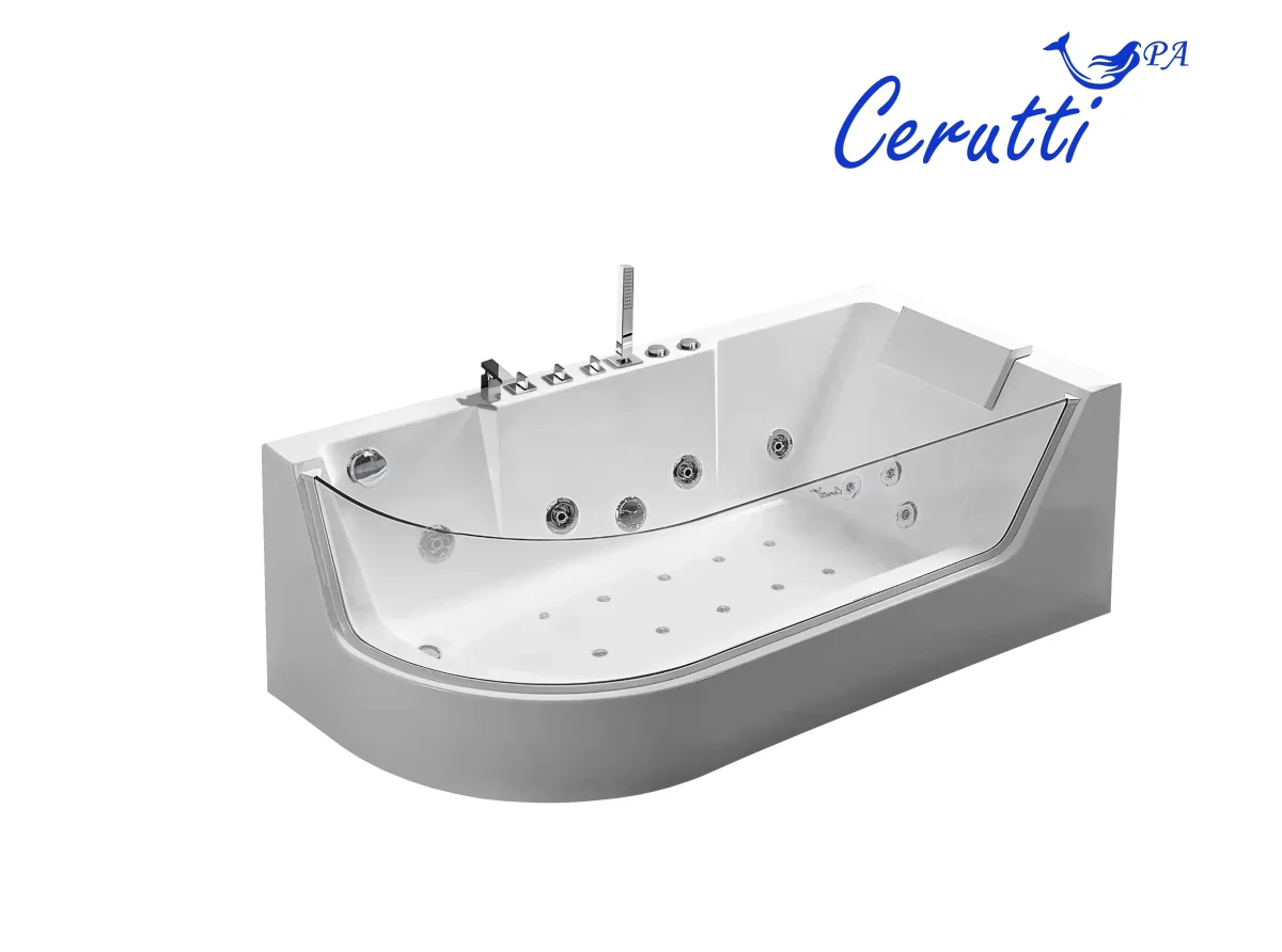 Гидромассажная ванна Cerutti SPA C-403AR (170х80 см) с  аэромассажем и цветной подсветкой