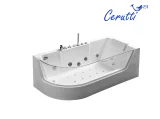 Гидромассажная ванна Cerutti SPA C-403AR (170х80 см) с  аэромассажем и цветной подсветкой