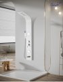 Душевая панель Ceruttispa TWIN W CT9985 с гидромассажем, цвет белый, 150х22 см