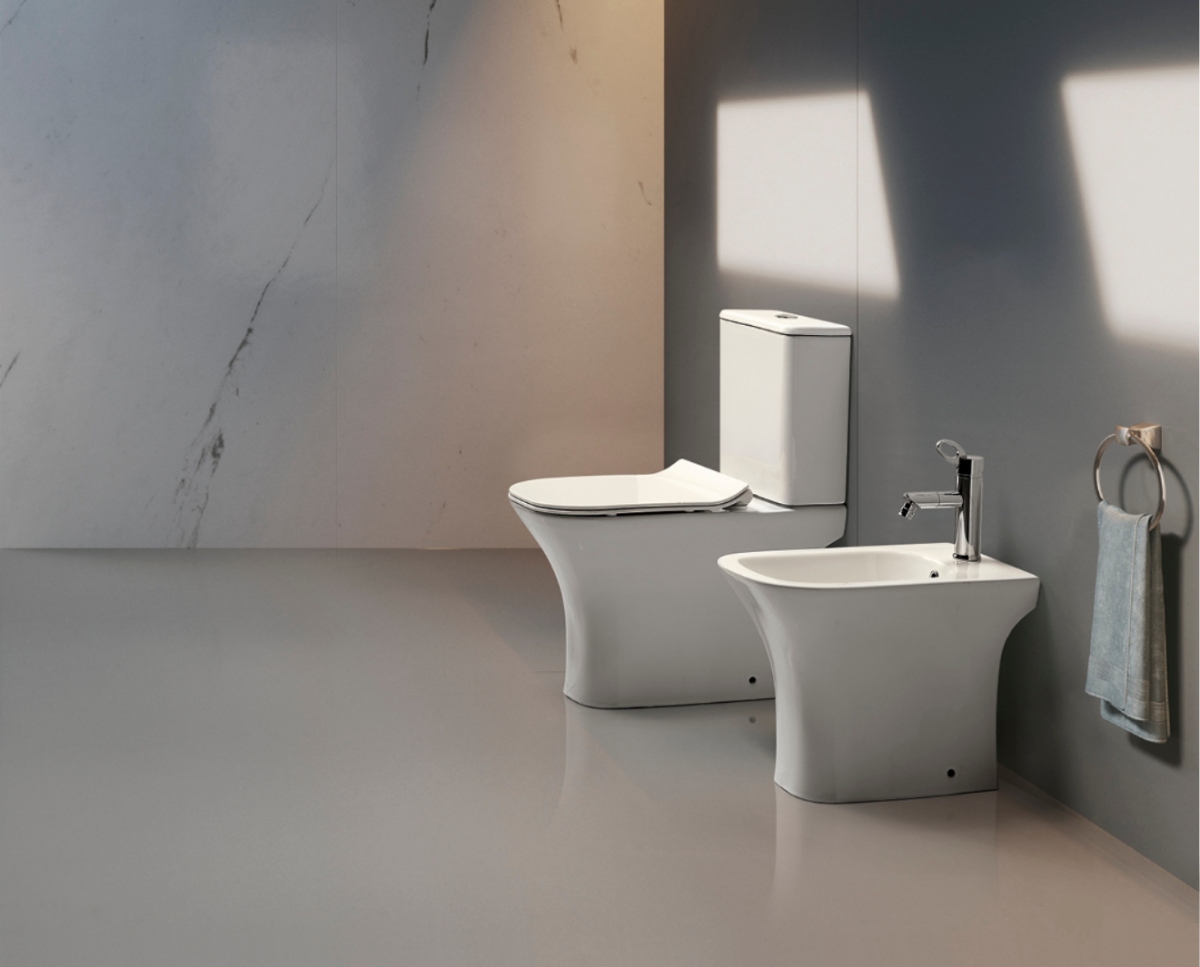 Унитаз компакт Cerutti SPA VETTORE CT7192 безободковый с микролифтом и быстросъемным сиденьем